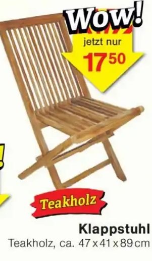 Klappstuhl