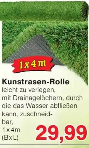 Kunstrasen-Rolle