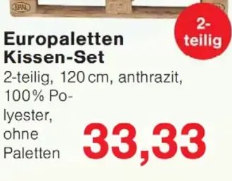 Europaletten Kissen-Set