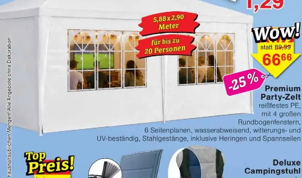 Premium Party-Zelt