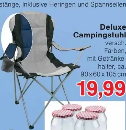 Deluxe Campingstuhl
