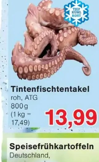 Tintenfischtentakel