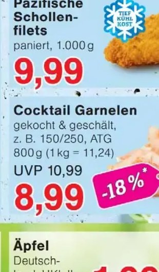 Pazifische Schollenfilets