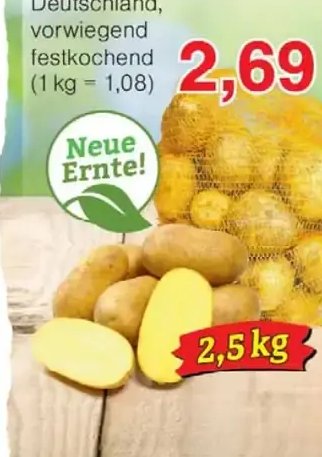 Speisefrühkartoffeln
