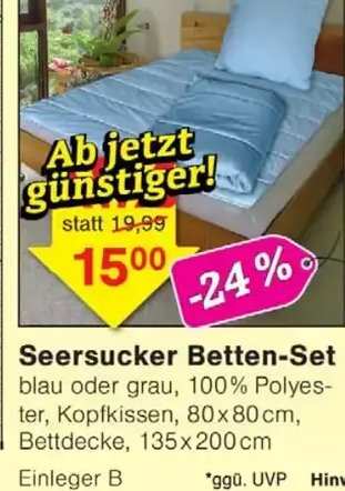 Seersucker Betten-Set