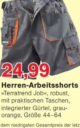 Herren-Arbeitsshorts