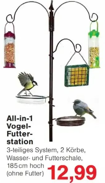 All-in-1 Vogel-Futterstation