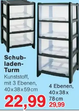Schubladen-Turm