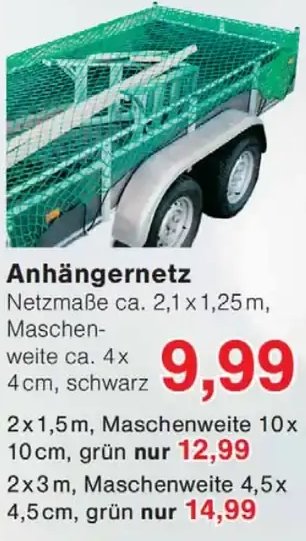 Anhänger-Netz