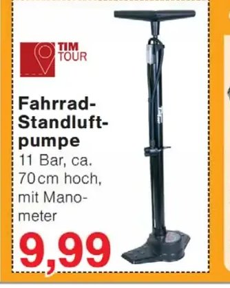 Fahrrad-Standluftpumpe