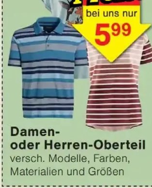 Damen- oder Herren-Oberteil