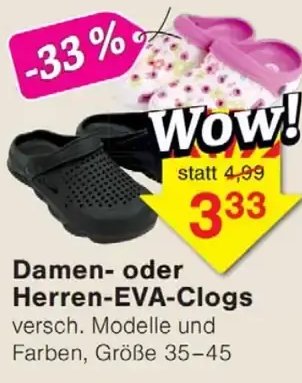 Damen- oder Herren-EVA-Clogs
