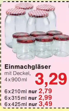 Einmachgläser