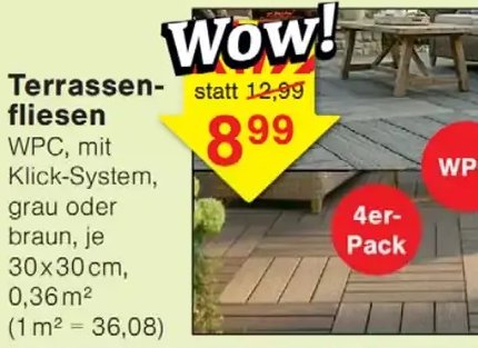 Terrassenfliesen