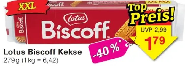 Lotus Biscoff Kekse