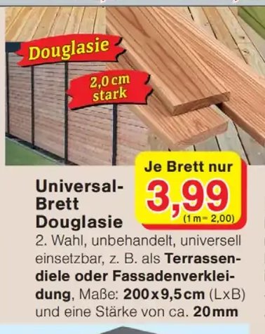 Universal-Brett Douglasie