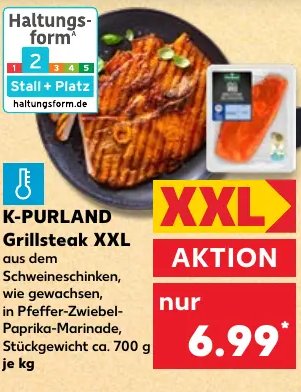 K-PURLAND Grillsteak XXL