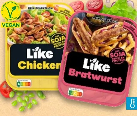 LIKE Chicken, Grilled Chicken oder Bratwurst