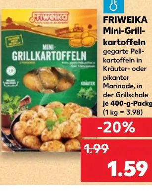 FRIWEIKA Mini-Grillkartoffeln