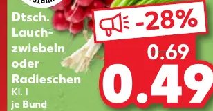 Dt. Lauchzwiebeln oder Radieschen