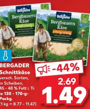 BERGADER Schnittkäse