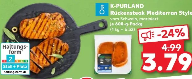 K-PURLAND Rückensteak Mediterran Style