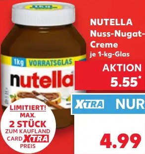 NUTELLA Nuss-Nugat-Creme