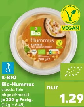 K-BIO Bio-Hummus