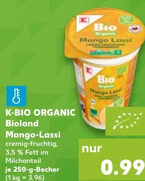 K-BIO ORGANIC Bioland Mango-Lassi