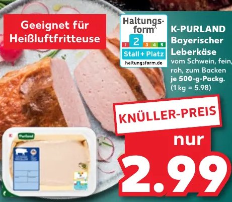 K-PURLAND Bayerischer Leberkäse