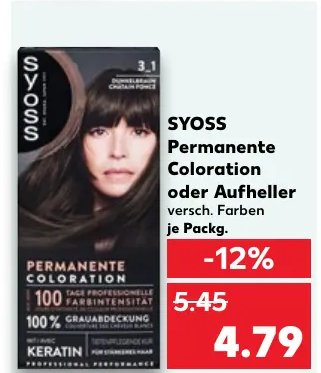SYOSS Permanente Coloration