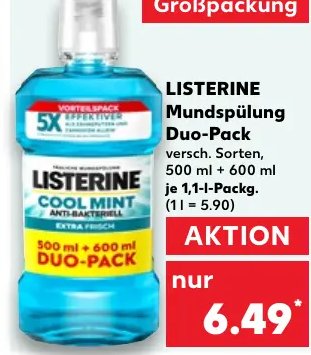 LISTERINE Mundspülung Duo-Pack