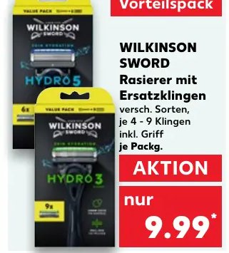 WILKINSON SWORD Rasierer mit Ersatzklingen