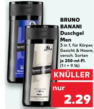 BRUNO BANANI Duschgel Men