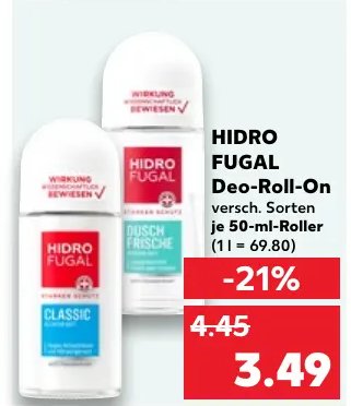 HIDRO FUGAL Deo-Roll-On