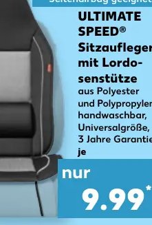 ULTIMATE SPEED® Sitzauflieger mit Lordosenstütze