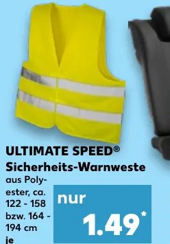 ULTIMATE SPEED® Sicherheits-Warnweste