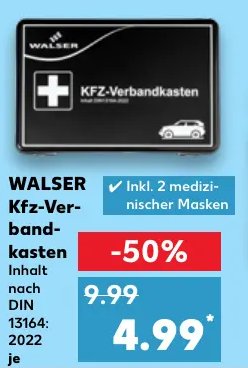 WALSER Kfz-Verbandkasten