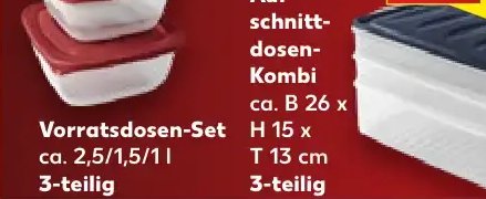 Aufschnittdosen-Kombi