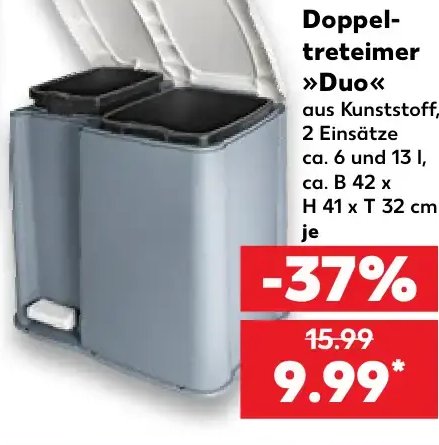 Doppel-treteimer »Duo«