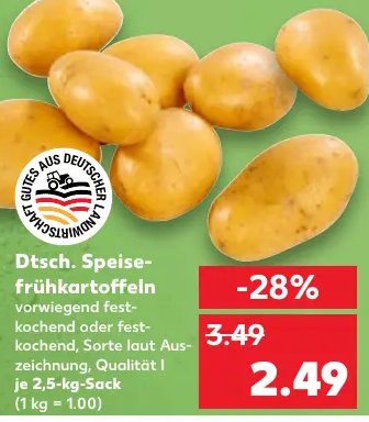 Dtsch. Speise-frühkartoffeln