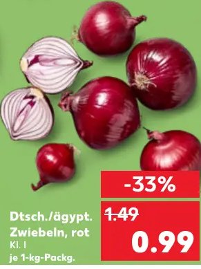 Dtsch./ägypt. Zwiebeln, rot