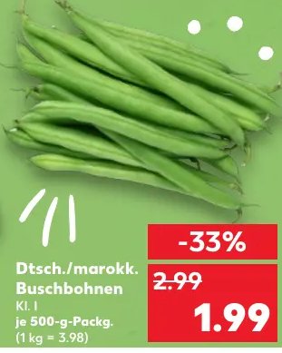 Dtsch./marokk. Buschbohnen