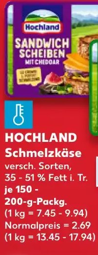HOCHLAND Schmelzkäse