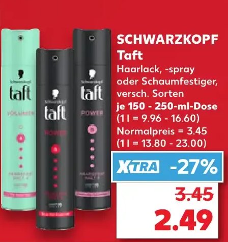 SCHWARZKOPF Taft Haarlack, -spray oder Schaumfestiger