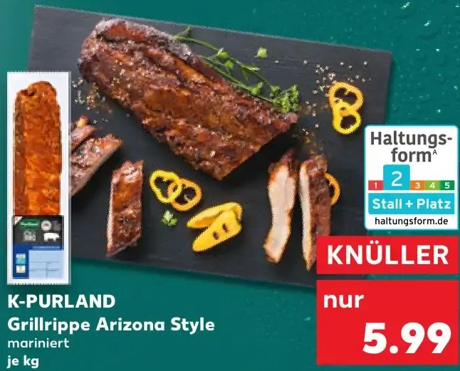 K-PURLAND Grillrippe Arizona Style