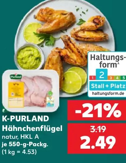 K-PURLAND Hähnchenflügel