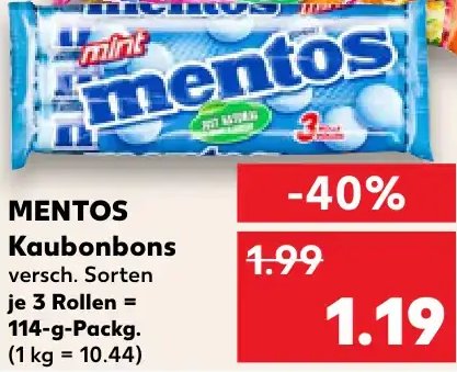 MENTOS Kaubonbons