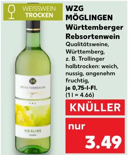 WZG MÖGLINGEN Württemberger Rebsortenwein