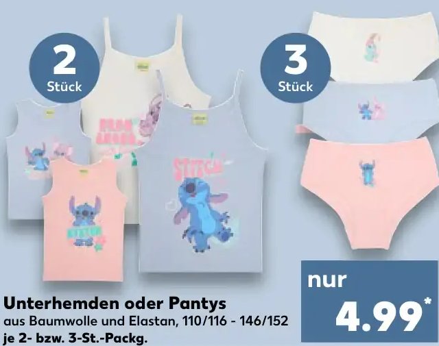Unterhemden oder Pantys